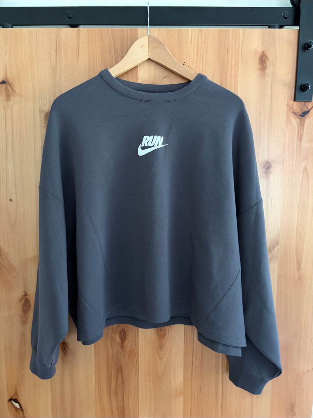 NWOT Nike 24.7 ImpossiblySoft Oversized Top - Nike Run Roadrunner Graphic